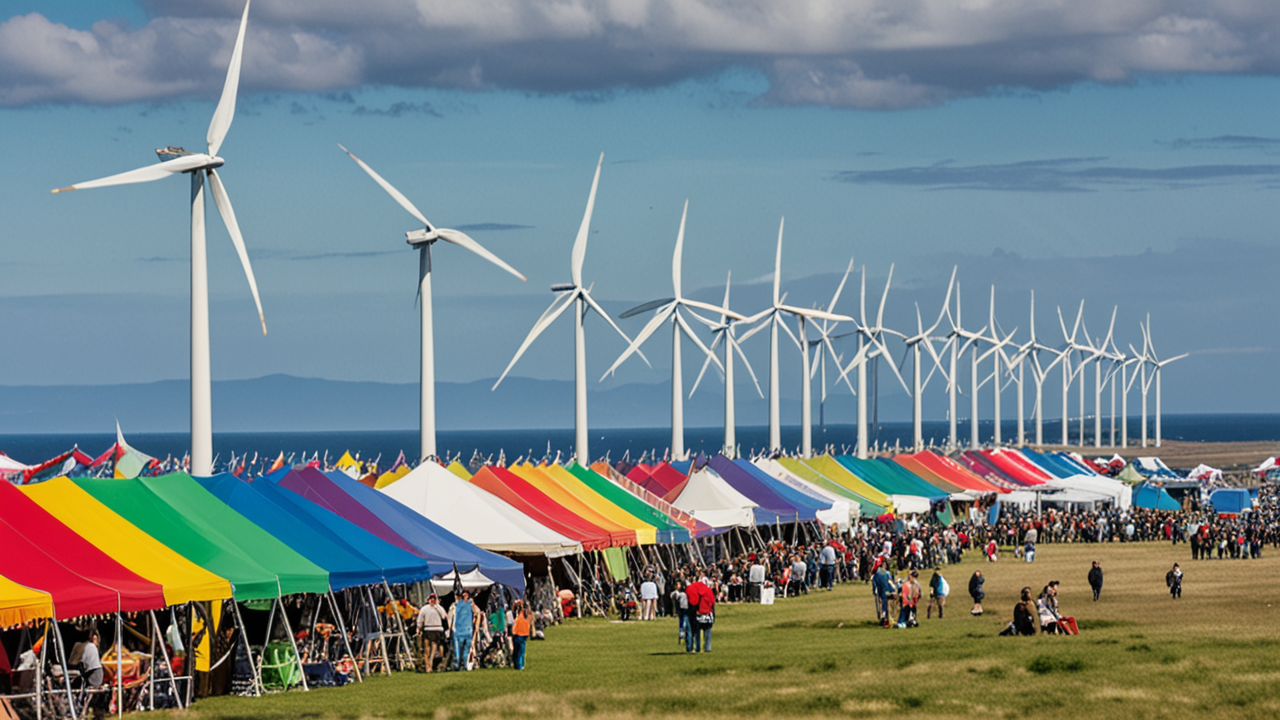 Energía Eólica Costera: Un Viento de Cambio para la Industria del Entretenimiento