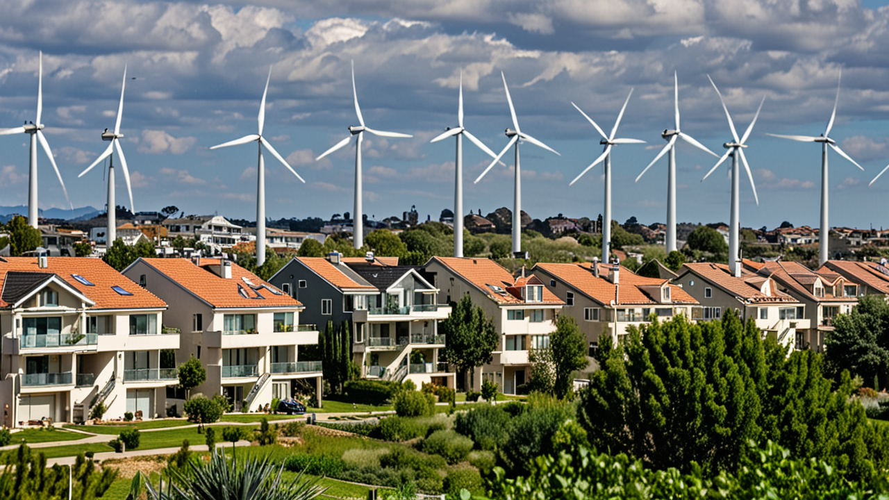 Energía eólica en el hogar: transformando la vida diaria en comunidades residenciales