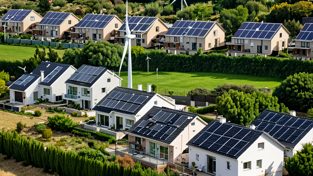 Energía eólica en el hogar: transformando la vida diaria en comunidades residenciales